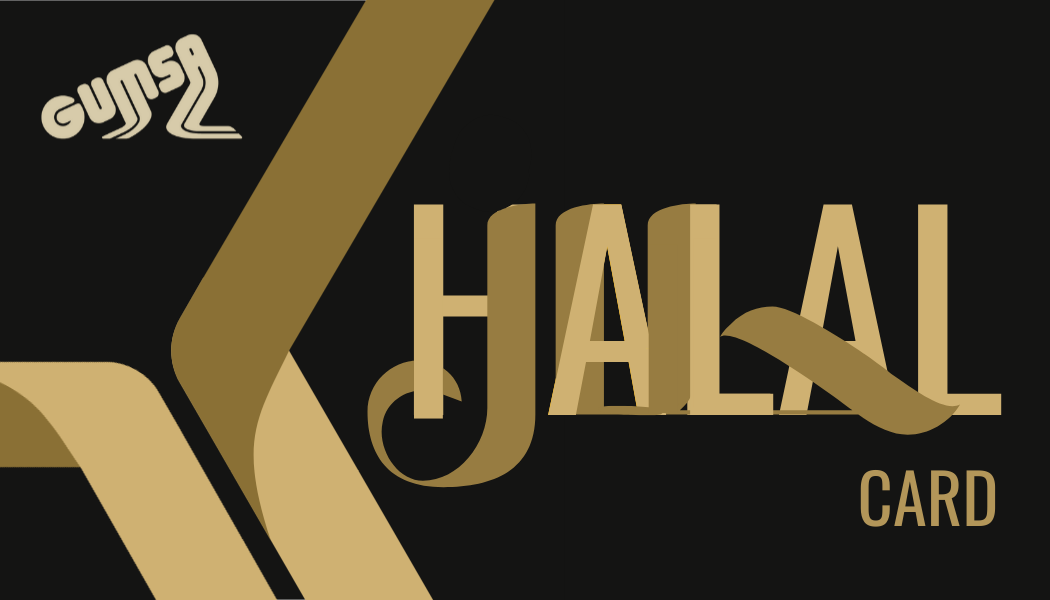 GUMSA Card Gold Front